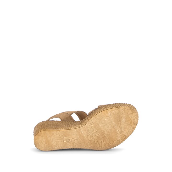 Keilsandalette braun #4