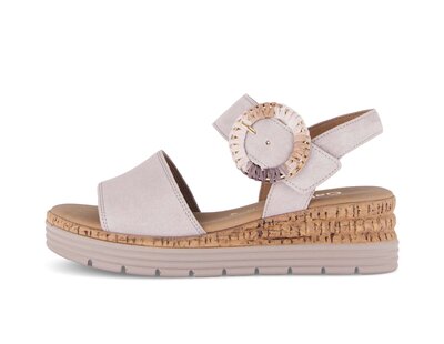 Sandalo con plateau lilla