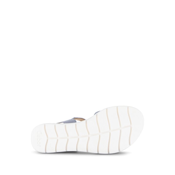 Sandale à plateforme bleu #4