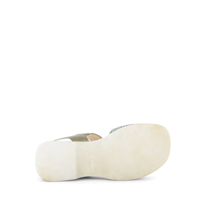 Sandalo con cinturino verde #4