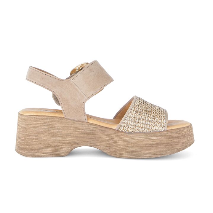 Riemchensandale beige #1