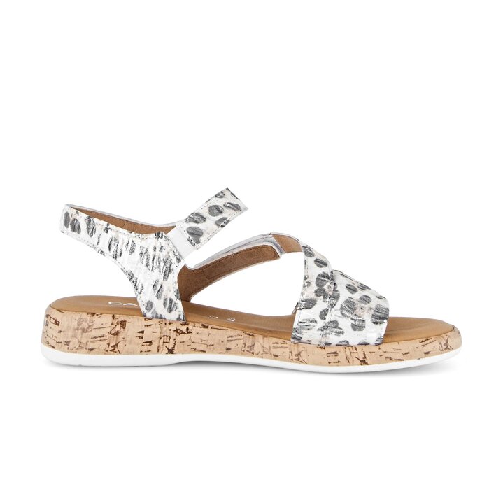 Riemchensandale weiß #1