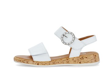 Riemchensandale weiß