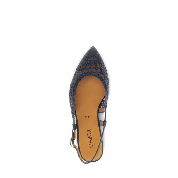 Slingpumps blau #5