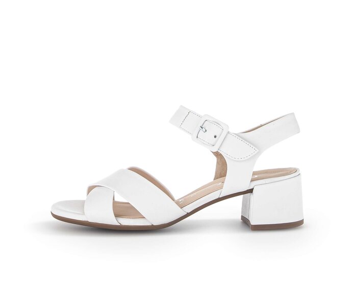 Sandal met riempjes wit #0