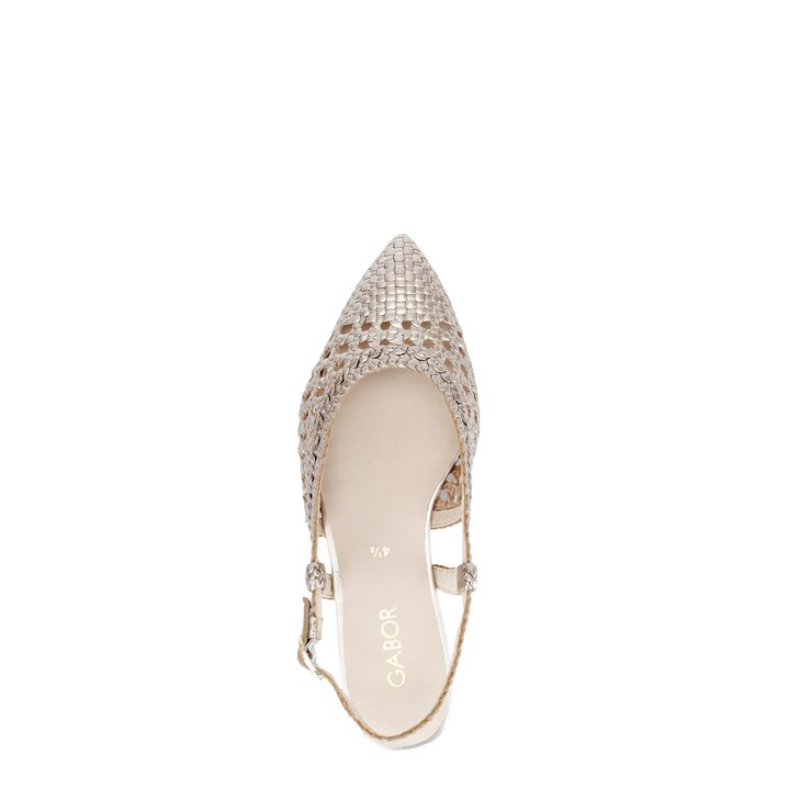 Slingpumps gold #5