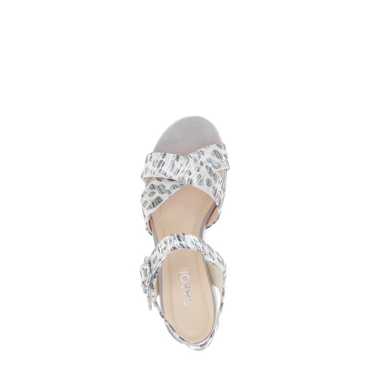 Riemchensandale weiß #5