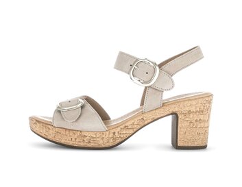 Sandale à bride beige