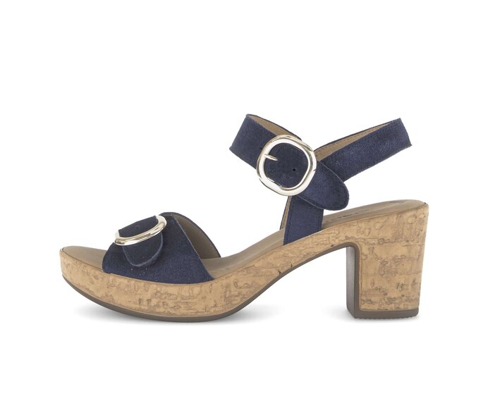 Riemchensandale Blau #0