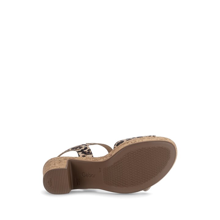 Sandale à bride beige #4