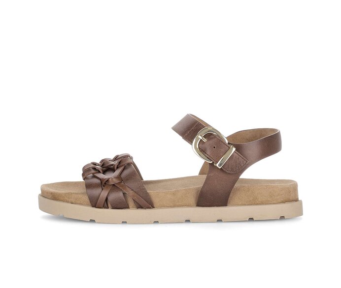 Platåsandaler brun #0