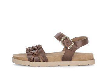 Plateau Sandale braun