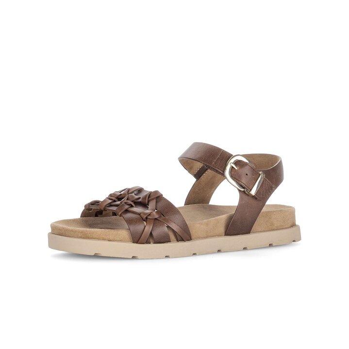 Sandal met riempjes bruin #2