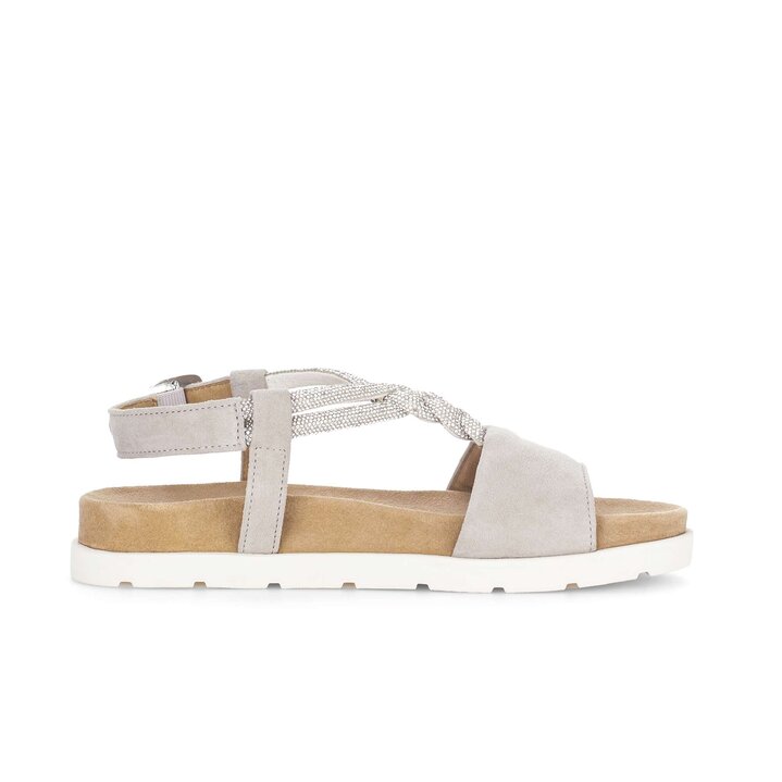 Riemchensandale grau #1