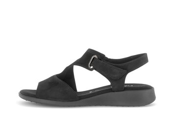 Riemchensandale schwarz