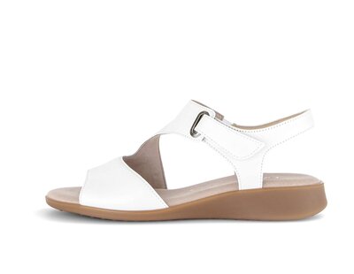 Sandalo con cinturino bianco