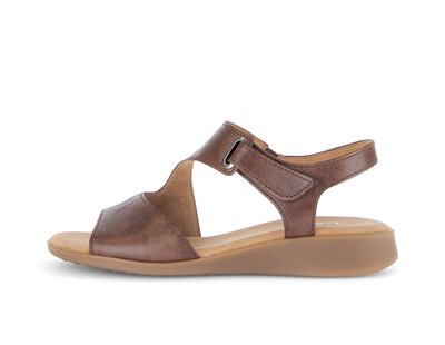 Riemchensandale braun