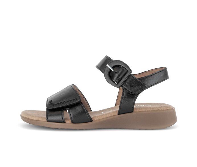 Sandal met riempjes zwart #0
