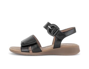 Sandal met riempjes zwart