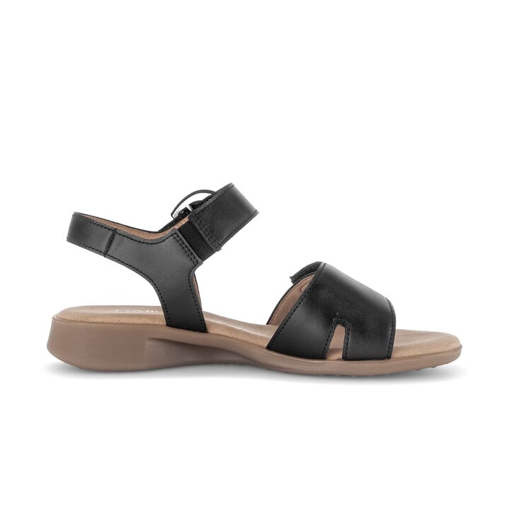 Riemchensandale schwarz #1