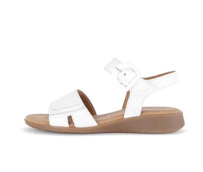 Sandalo con cinturino bianco #0