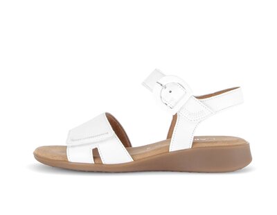 Sandalo con cinturino bianco