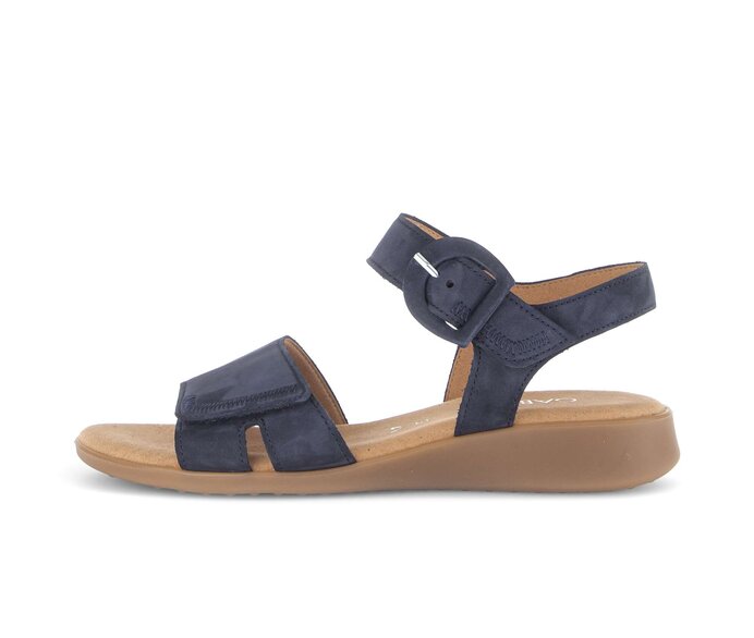Sandal met riempjes blauw #0