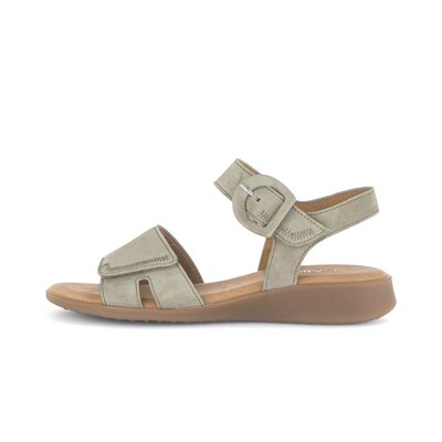 Sandal met riempjes groen