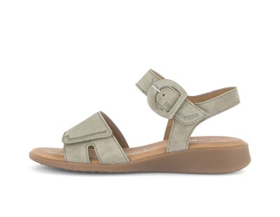 Sandalo con cinturino verde