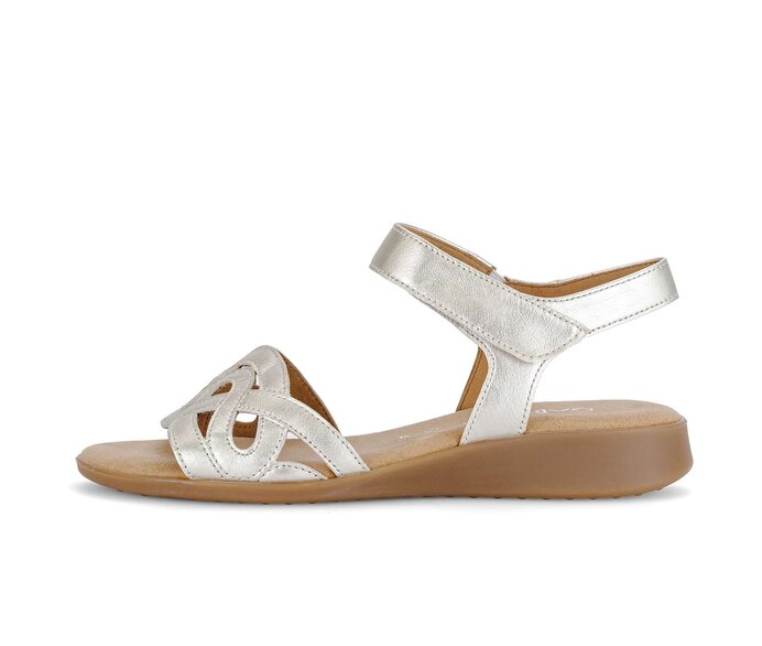 Riemchensandale silber #0