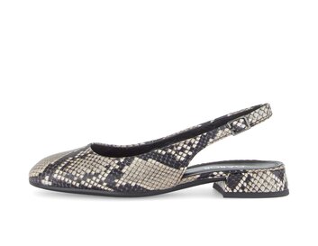 Slingpumps flerfärgade