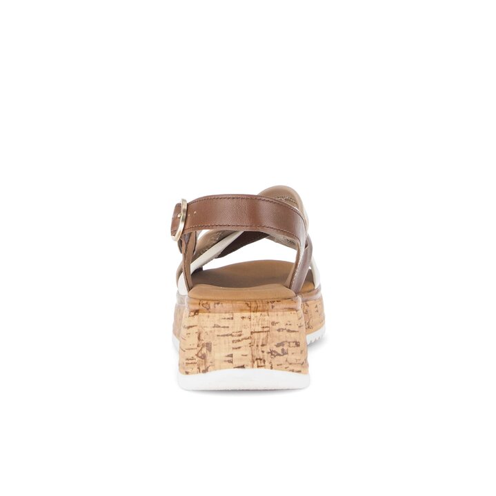 Sandalo con plateau multicolore #3