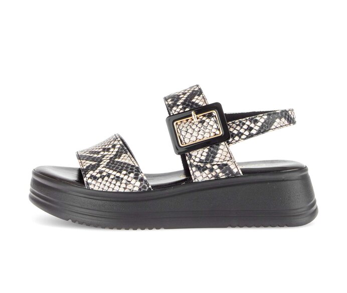 Platåsandaler flerfärgade #0