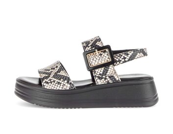 Platåsandaler flerfärgade