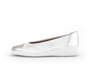 Sportliche Ballerina silber