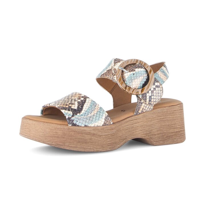 Platåsandaler flerfärgade #2