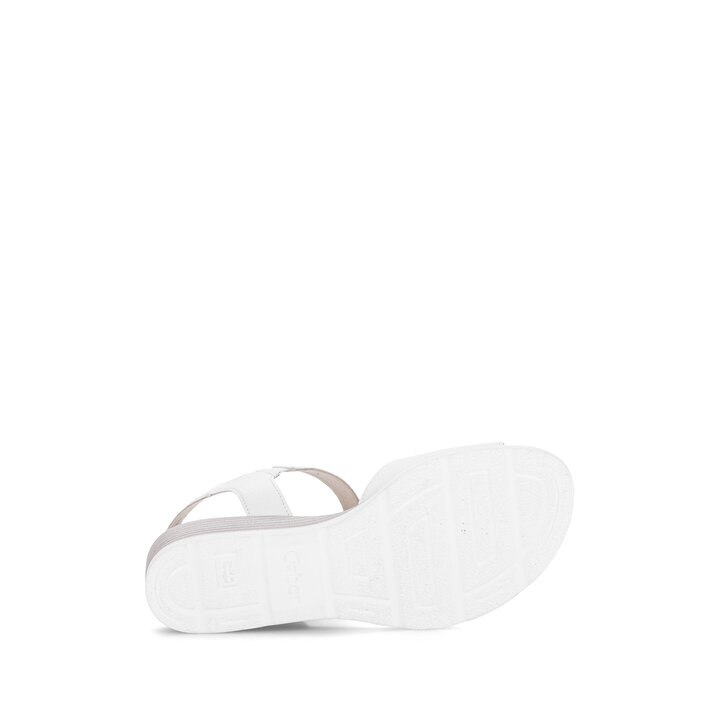Sandalo con zeppa bianco #4