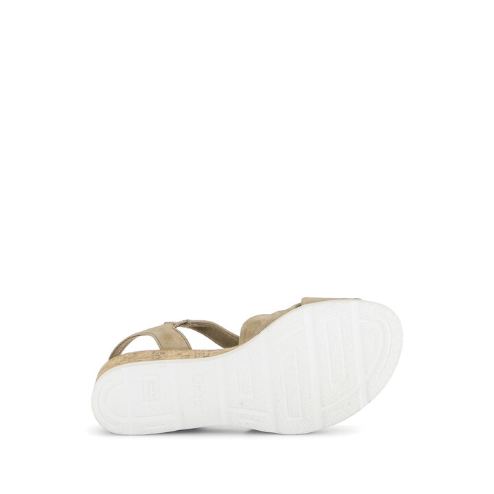 Keilsandalette beige #4