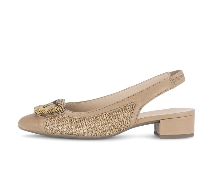 Slingback beige #0