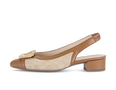 Slingback beige