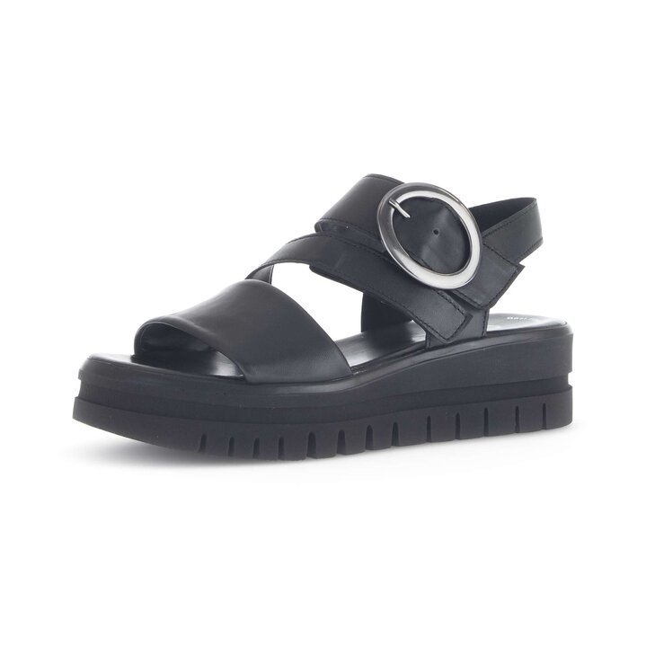 Plateau Sandale schwarz #2