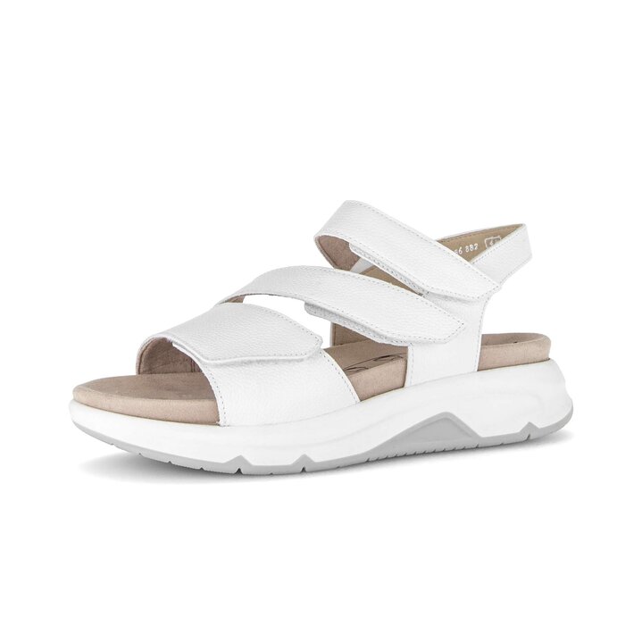Plateau Sandale weiß #2