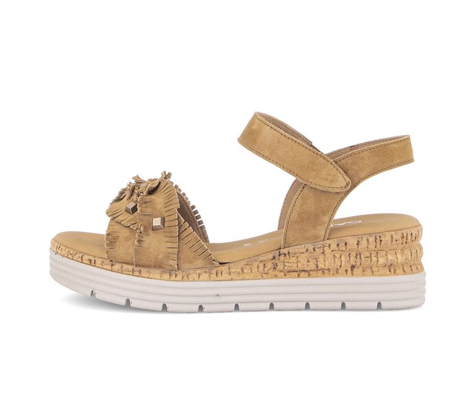 Plateau Sandale braun #0