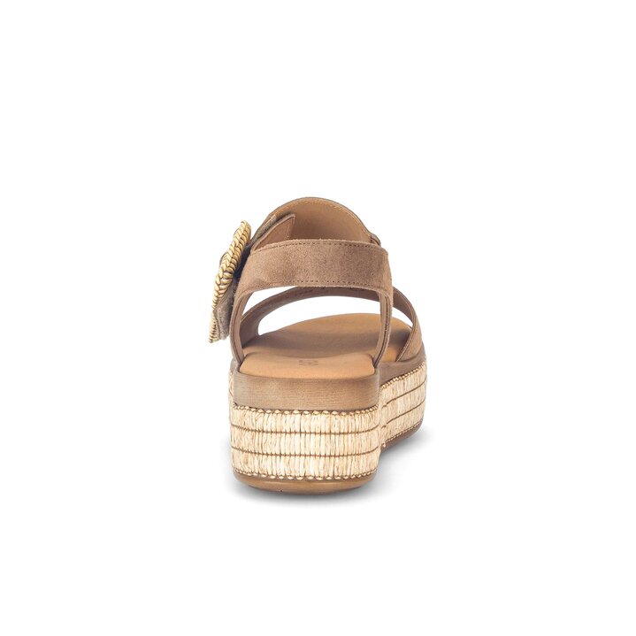 Plateau Sandale braun #3