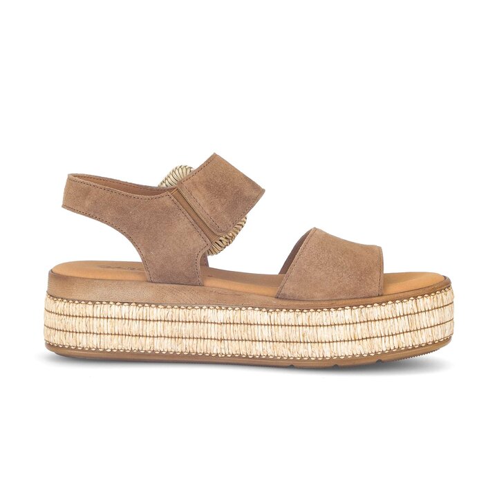 Plateau Sandale braun #1
