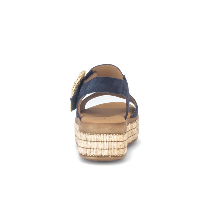 Sandale à plateforme bleu #3
