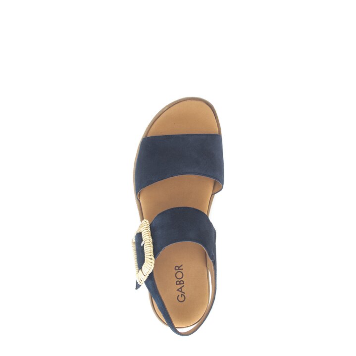 Sandale à plateforme bleu #5