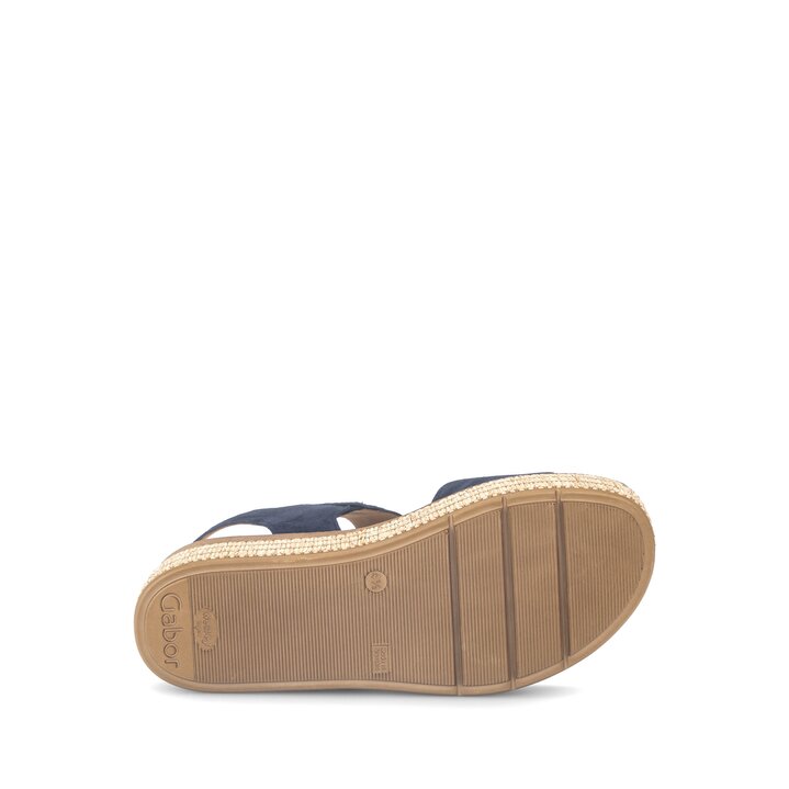 Sandale à plateforme bleu #4