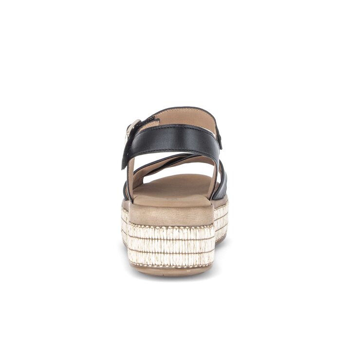 Sandale à plateforme noir #3