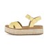 Sandalo con plateau giallo